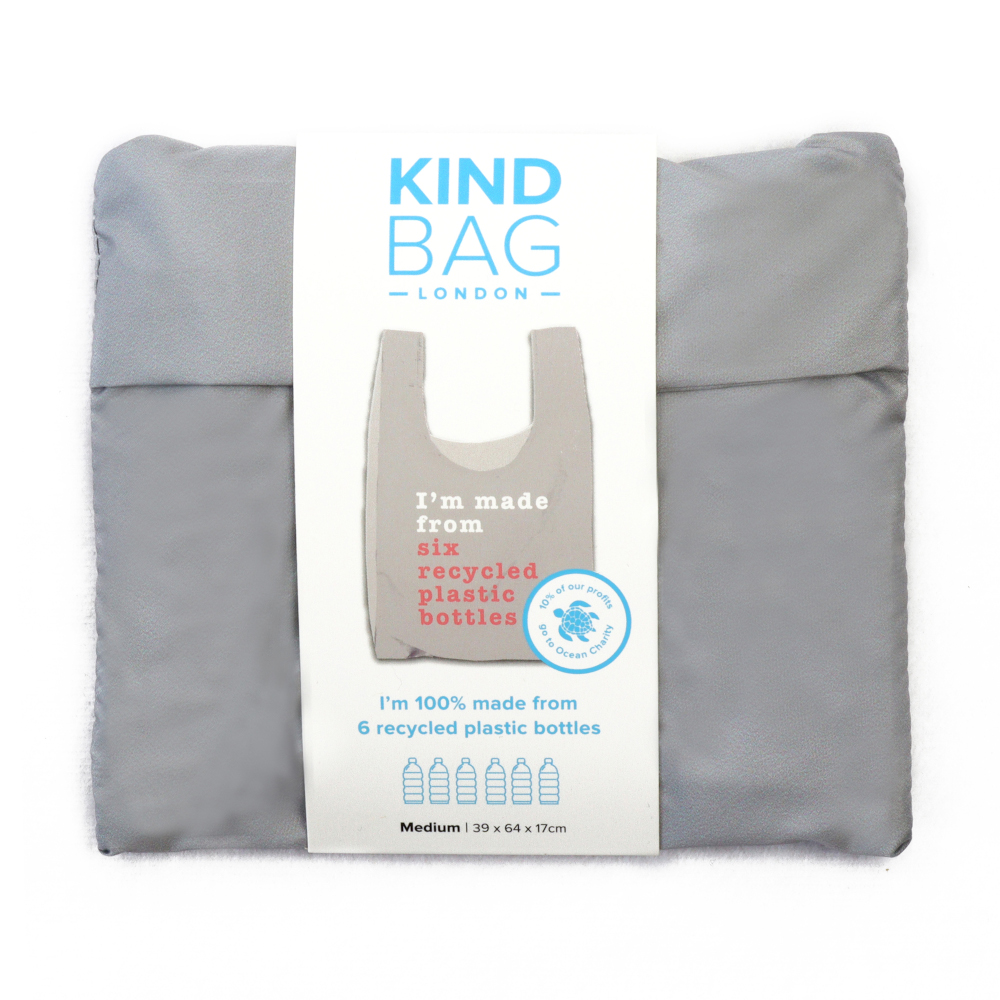 Kind Shoulder Bag ReCycle Design Reusable Planet Friendly Made From Recycled Plastic Bottles Medium Size