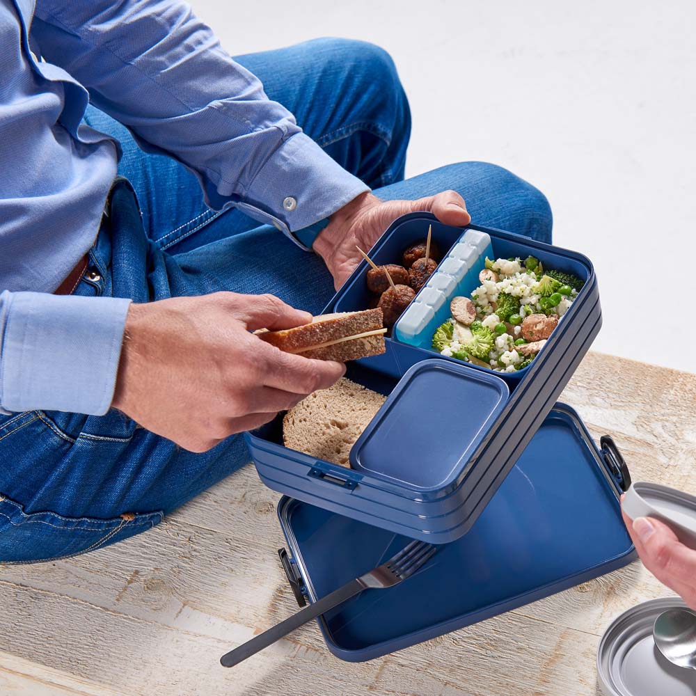 Mepal | Bento Lunch Box Take A Break Large | Nordic Denim | homeArama