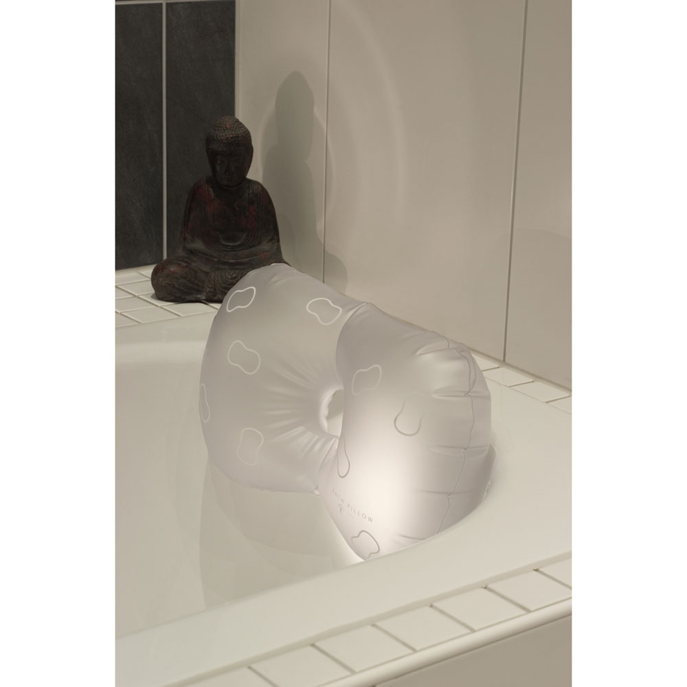 Bosign Inflatable Bath Pillow Frost White Homearama