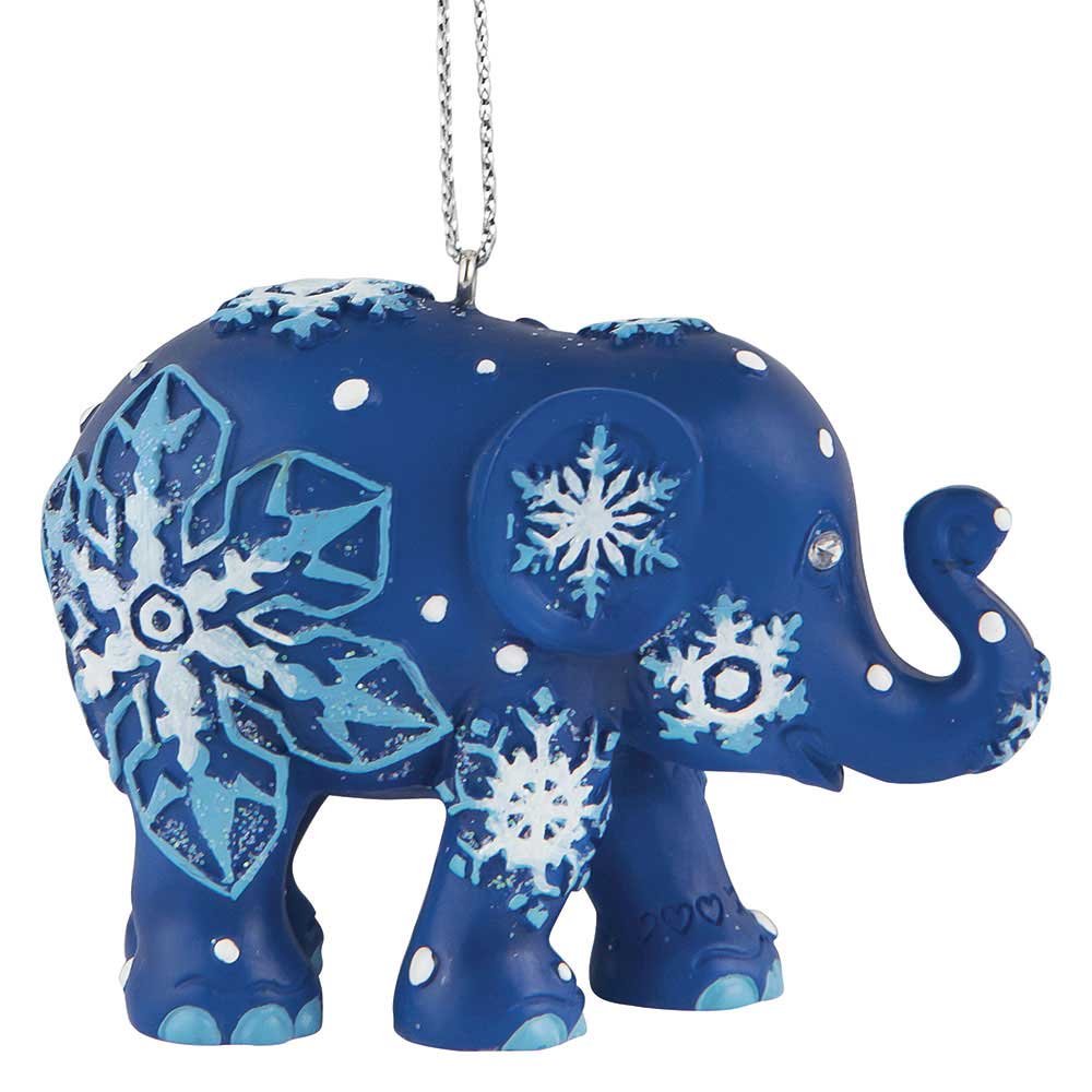 Elephant Parade  Snowflakes Christmas Tree Ornament