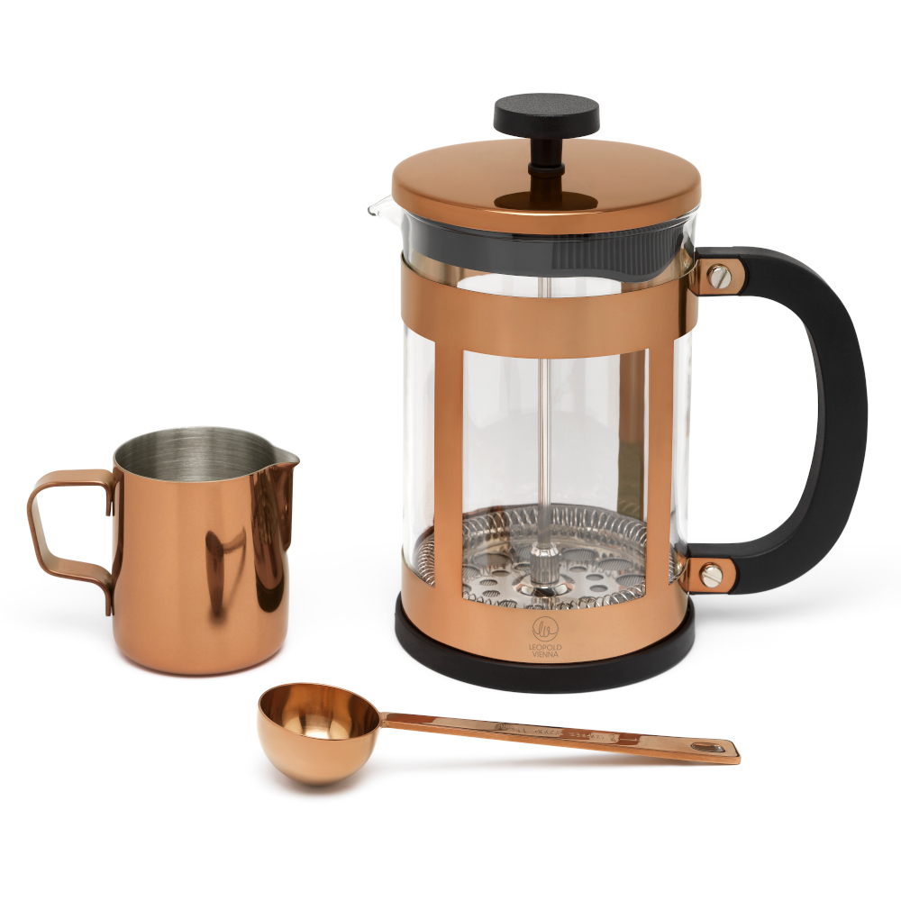 Leopold Vienna Coffee Maker French Press Copper, Steel, 12.1 x 16.9 x 20 cm