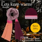 Remember Scarf & Beanie Pinks