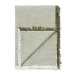 Elvang Denmark Daisy Throw In Bottle Green In Organic Cotton & Linen 130x180cm - EL139