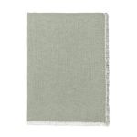 Elvang Denmark Thyme Throw In Green In 100% Organic Cotton 130x180cm - EL5045