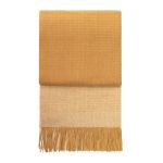 Elvang Denmark Horizon Throw In Yellow Ocher In 50% Alpaca & 40% Sheep Wool 130x200cm - EL7510