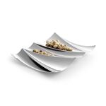 Philippi Bowls For Snacks 2 Piece Elbpharmonie Design Stainless Steel Mirror Polished Finish - PH105009