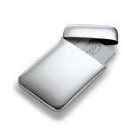 Philippi Business Card Holder Cushion Design Stainless Steel In Mirror Polished Finish - PH142003