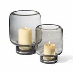 Philippi Votive Vejle Design In Mouthblown Glass 24cm Height Large Size - PH166011