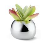 Philippi Vase Bella Design Stainless Steel Polished Mirror Finish Small 12cm Height - PH202004