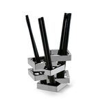 Philippi Pen Holder Zick Zack Design Nickel Mirror Polished Finish - PH209001