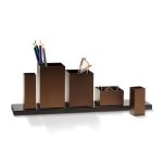 Philippi Stationery Office Butler Set Theo Design With 6 Pieces In Aluminium Anodized Finish With Magnetic Connectors - PH212001