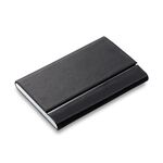 Philippi Business Card Holder Slim Design Leather With Stainless Steel 9mm Thin - PH233003
