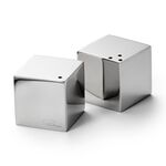 Philippi Salt & Pepper Condiment Set Cube Design In Stainless Steel With A Mirror Polished Finish - PH181031