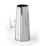 Philippi Water Carafe 1L Stainless Steel With A Mirror Polished Finish Stripes Design - PH181033
