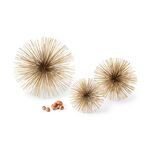 Philippi Riccio Star Decoration In Iron Gold Plated Large Size - PH231007