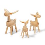 Philippi Elmar Elk Figurine In Solid Beechwood Large Size - PH285006