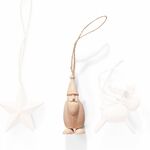Philippi Nes Hanging Christmas Decoration Santa Design In Solid Beechwood - PH285042
