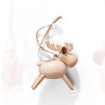 Philippi Nes Hanging Christmas Decoration Elmar Elk Design Solid Beechwood - PH285044