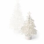 Philippi Nordic Christmas Tree Table Decoration In Paper And Wood Large Small Size - PH296019