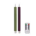 Remember Dinner Candle In A Set Of 2 Ruka Design LED Operation - REESK01