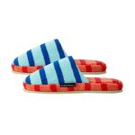Remember Slipper Mello Design In Blue Cotton Terry Cloth Size 35-39 - REHS02