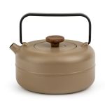 Bredemeijer Teapot Cast Iron Henan Design 0.75L In Beige With Stainless Steel Fine Mesh Filter - BR153214