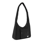 Roka London Belsize Crossbody Shoulder Bag Medium Recycled Repurposed Sustainable Taslon In Black - RKBZM001