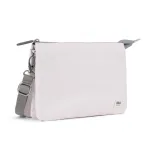 Roka London Carnaby XL Cross Body Shoulder Bag Recycled Repurposed Sustainable Canvas In Transcendent Pink - RKCAXL045