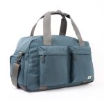 Roka London Gatwick Holdall Travel Bag Large Recycled Canvas In Airforce - RKGATLGE04