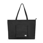 Roka London Portobello Tote Shopping Bag Large Cotton In Black - RKPT001
