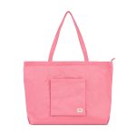 Roka London Portobello Tote Shopping Bag Large Cotton In Crimson - RKPT002