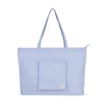 Roka London Portobello Tote Shopping Bag Large Cotton In Periwinkle - RKPT007