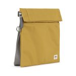 Roka London Stratford Cross Body Shoulder Bag Small Recycled Repurposed Sustainable Nylon In Corn - RKSTS016