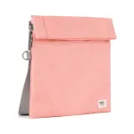 Roka London Stratford Cross Body Shoulder Bag Small Recycled Repurposed Sustainable Nylon In Punch - RKSTS029