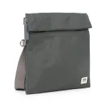 Roka London Stratford Cross Body Shoulder Bag Small Recycled Repurposed Sustainable Nylon In Thyme - RKSTS008