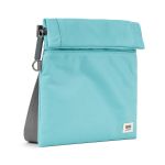 Roka London Stratford Cross Body Shoulder Bag Small Recycled Repurposed Sustainable Nylon In Aquatic Awe - RKSTS010