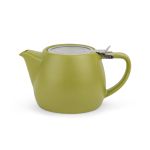 Bredemeijer Teapot Rens Design 700ml In Fine Porcelain With Stainless Steel Lid & Filter In Light Green Stackable - BR147093