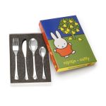 Zilverstad Childrens Cutlery Set Miffy Fruits Design 4 Pcs In Stainless Steel - BR6843070