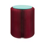 Remember Stool In Concertina Card Papillon Design In Bordeaux - REPH63