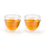 Bredemeijer Teamaster Mug Double Wall Body With Single Wall Lip Borosilicate Glass 200ml Set of 2 - BR165054