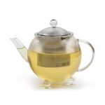 Bredemeijer Teapot Glass Bella Ronde Single Walled 500ml With Stainless Steel Filter - BR165080