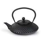 Bredemeijer Teapot Cast Iron Xilin Design 1.25L in Black With Stainless Steel Filter - BRG002ZW
