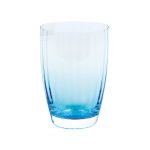 Italesse Mykonos Handcrafted Single Large Glass Tumbler 440cc Blue - IT3396BL