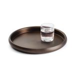 Philippi Serving Tray Double Wall In Powdercoated Stainless Steel Hemingway Design Dia 18cm - PH116018