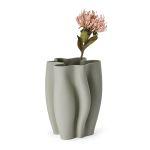 Philippi Vase In Ceramic With Delicate 3-D Printing Floree Design Ht 28cm Only - PH143014