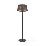 Philippi Solar Floor Lamp In Powdercoated Steel With Olefin Rope Shade Lumen Design - PH146004