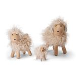 Philippi Albert Sheep In Beechwood With Faux Fur Small Size Only - PH285050