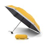 Pantone Travel Umbrella Dia 100cm With A Zipped Carry Case And Medium Nylon Rope Handle Yellow 012C - PT101610012