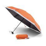 Pantone Travel Umbrella Dia 100cm With A Zipped Carry Case And Medium Nylon Rope Handle Orange 021C - PT101610021