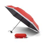 Pantone Travel Umbrella Dia 100cm With A Zipped Carry Case And Medium Nylon Rope Handle Red 2035C - PT101612035